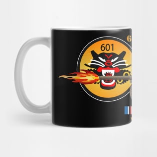 601st Tank Destroyer Bn w Anti-Tank Gun EUR SVC WWII Mug